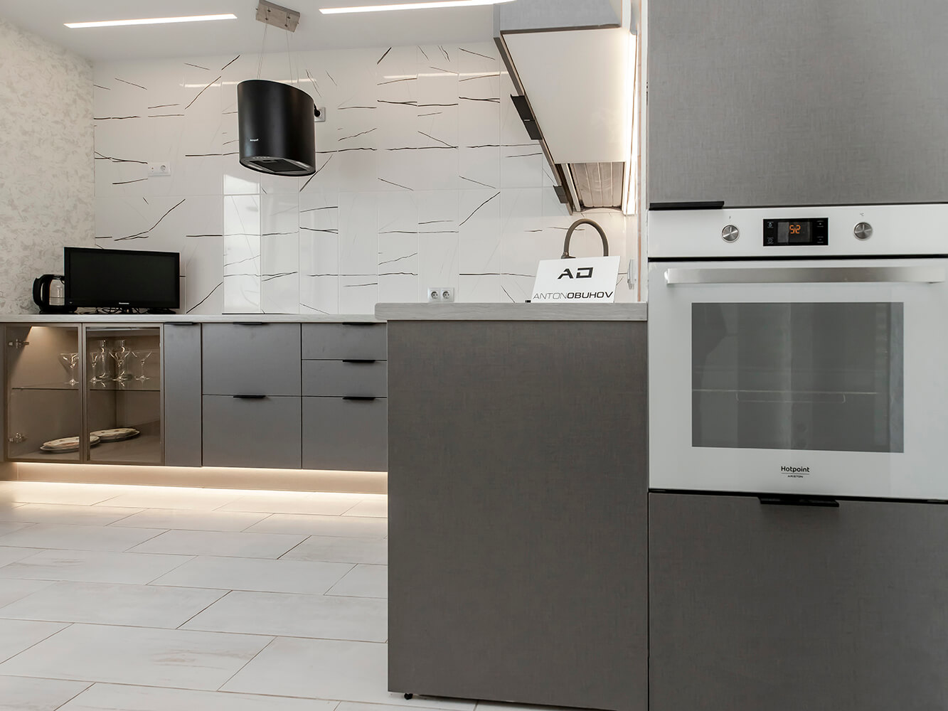 Кухня Угловая 400x178 Egger
